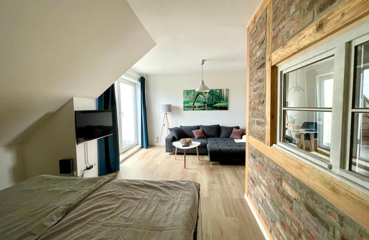 Modernes Appartment Mit Sauna Nahe Burg Im Spreewald ヴェッチャウ エクステリア 写真